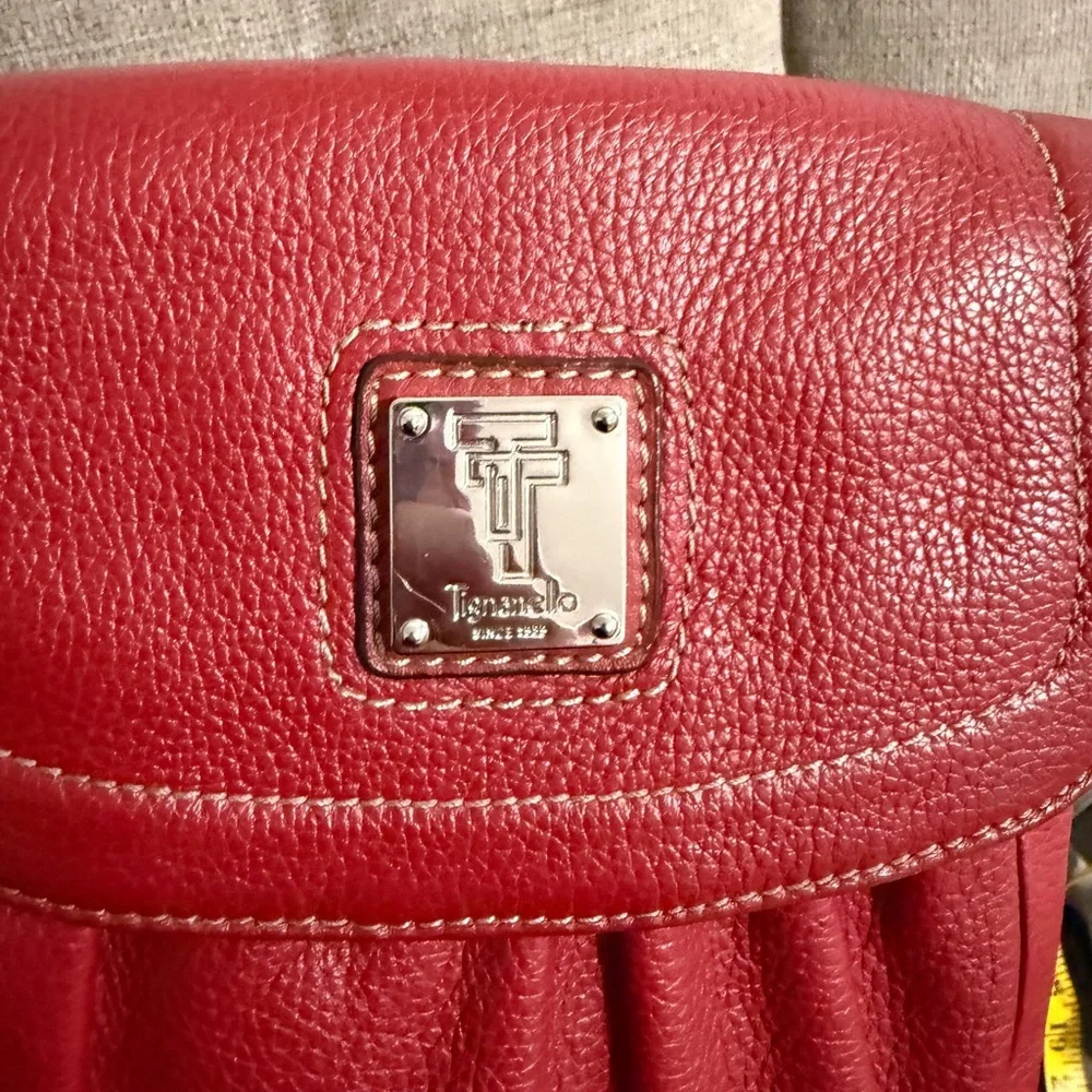 Tignanello‎ Cherry Red Crossbody Bag